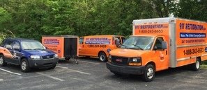 911 Restoration Water-Damage-Restoration-Trucks East Mountain