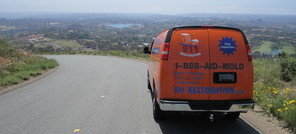 911Restoration Water-Damage-Restoration-Van in East Mountain